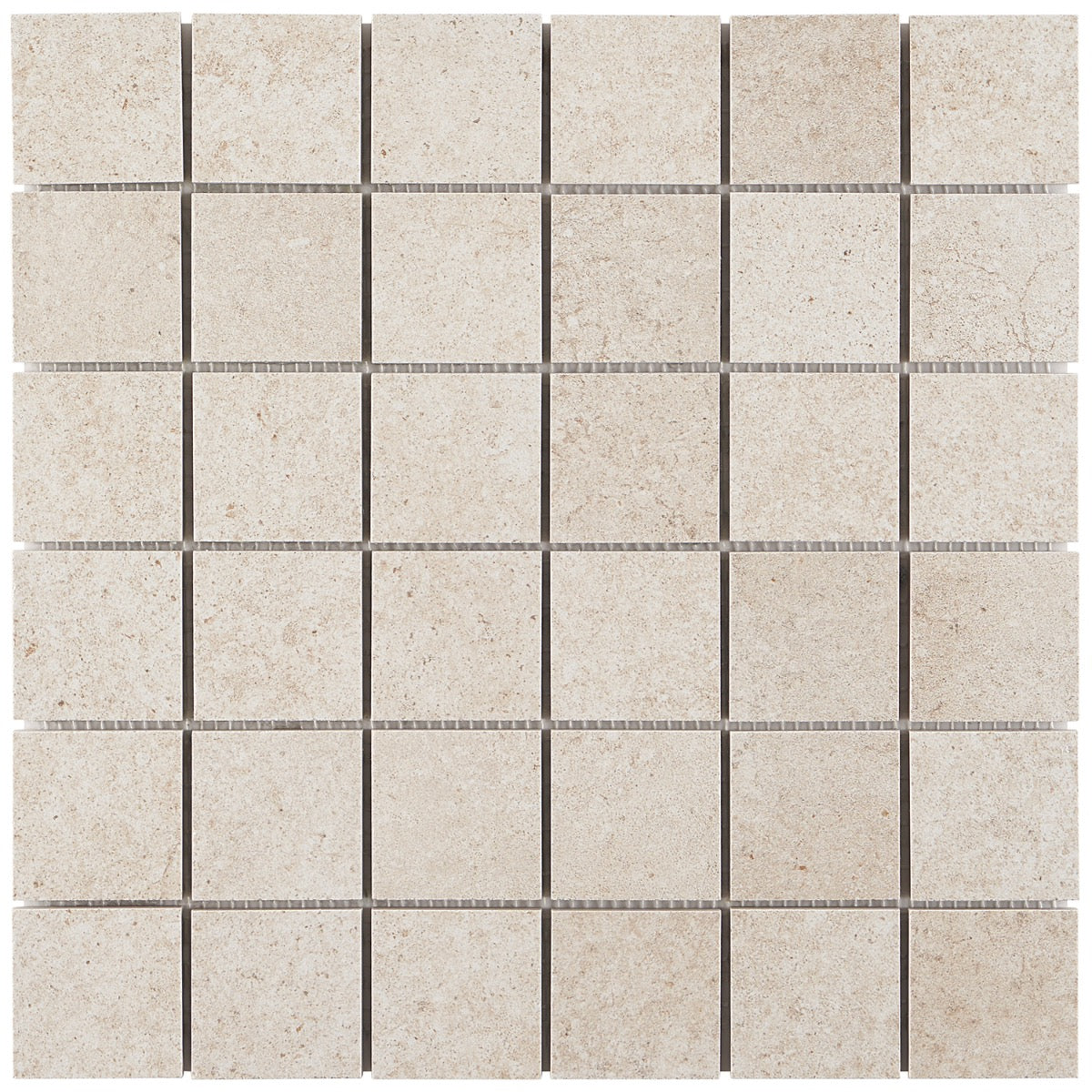 Bronx Sand Beige 2x2 Matte Porcelain Mosaic Tile - Durable and Stylish