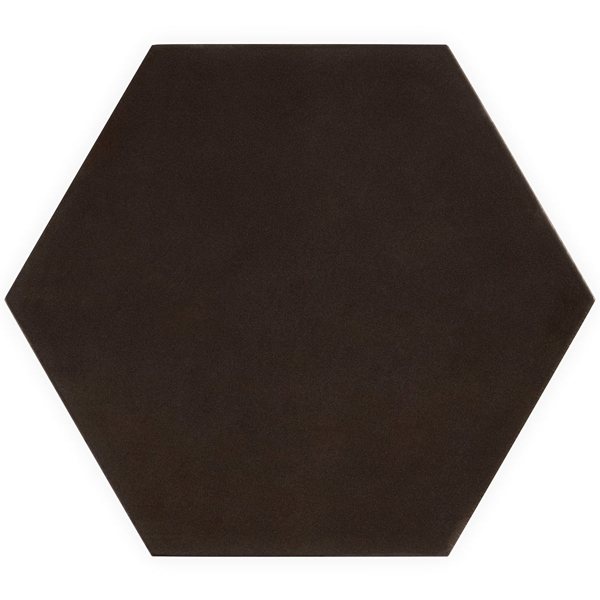 HexArt Nero Black 8" Hexagon Matte Porcelain Tile by Lux Tile