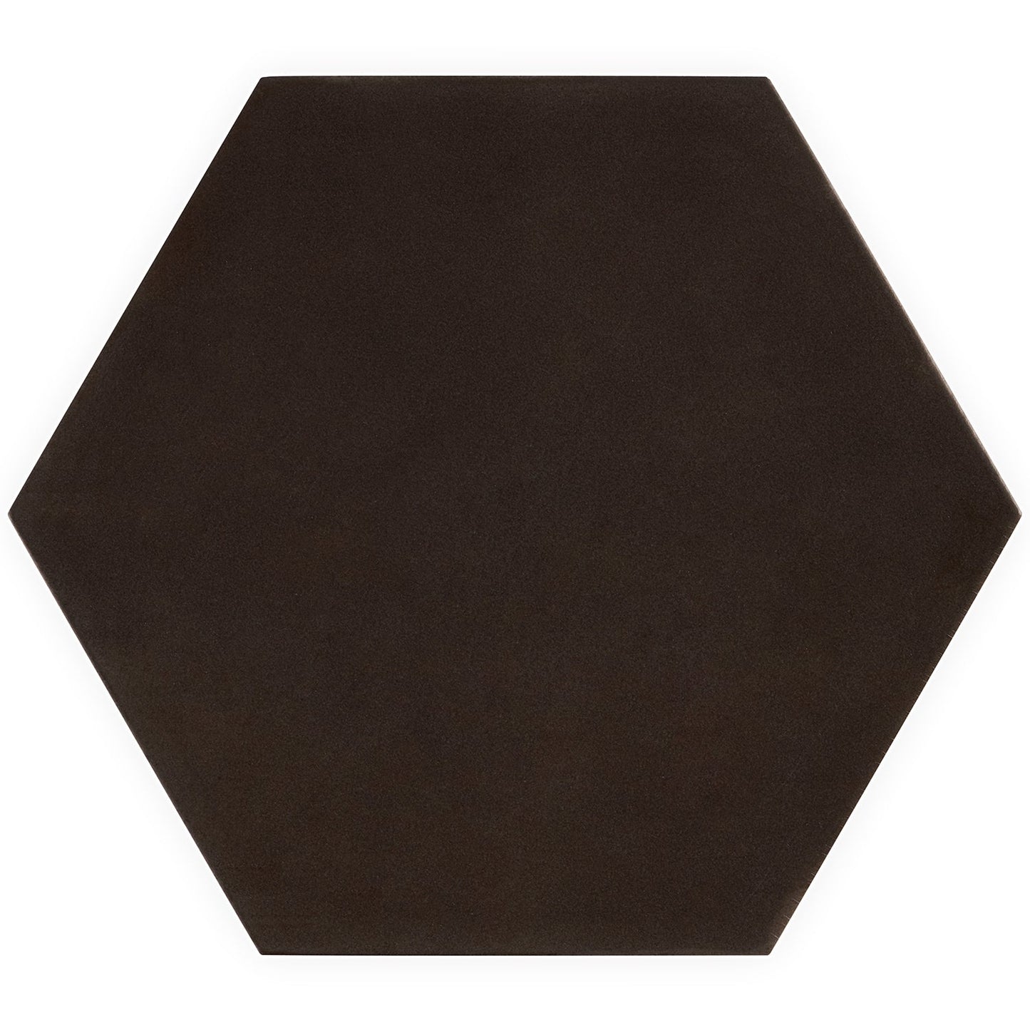 HexArt Nero Black 8" Hexagon Matte Porcelain Tile by Lux Tile