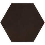 HexArt Nero Black 8" Hexagon Matte Porcelain Tile by Lux Tile