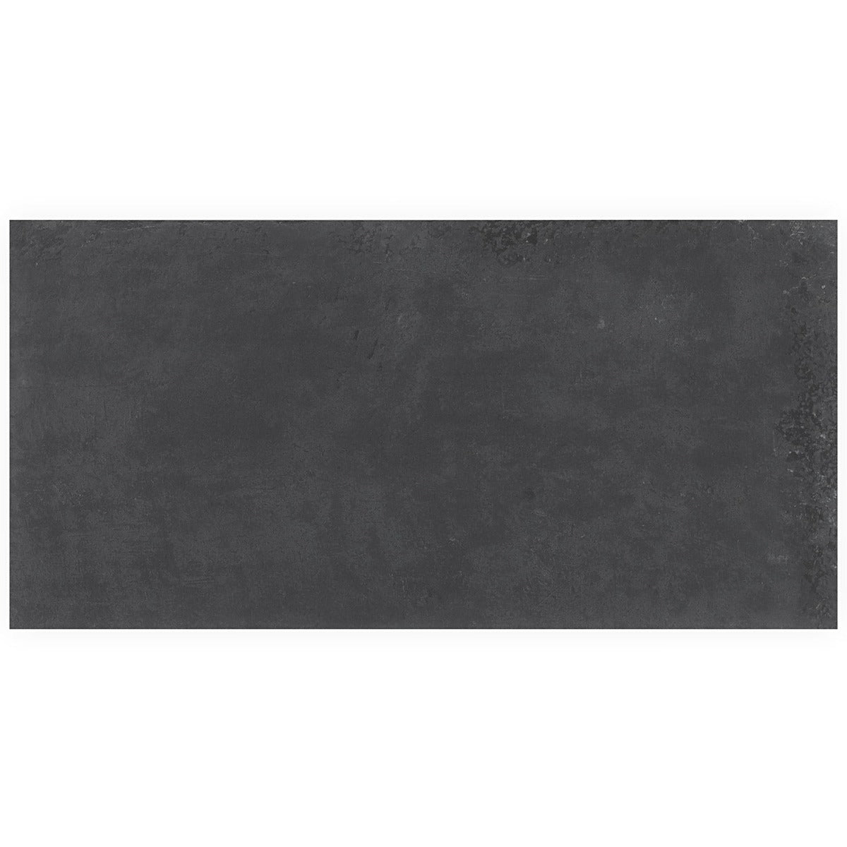 Lux Tile Portrait Black Matte Porcelain Tile 12x24