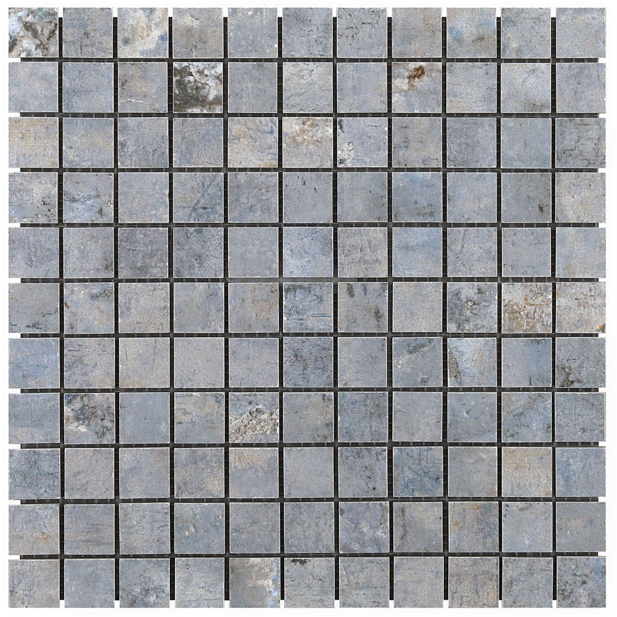 Tilebar Portrait Ocean Blue 1x1 Matte Porcelain Mosaic Tile