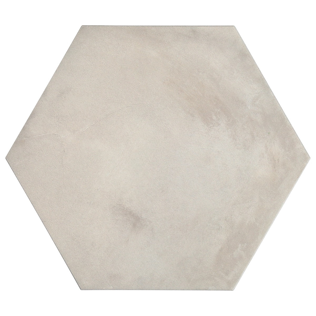 Ava Sabbia Gray 8" Hexagon Matte Porcelain Tile - Lux Tile