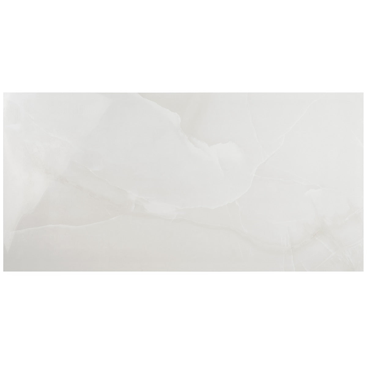 DreamStone Aztec Onyx Bianco 24x48 Polished Porcelain Tile