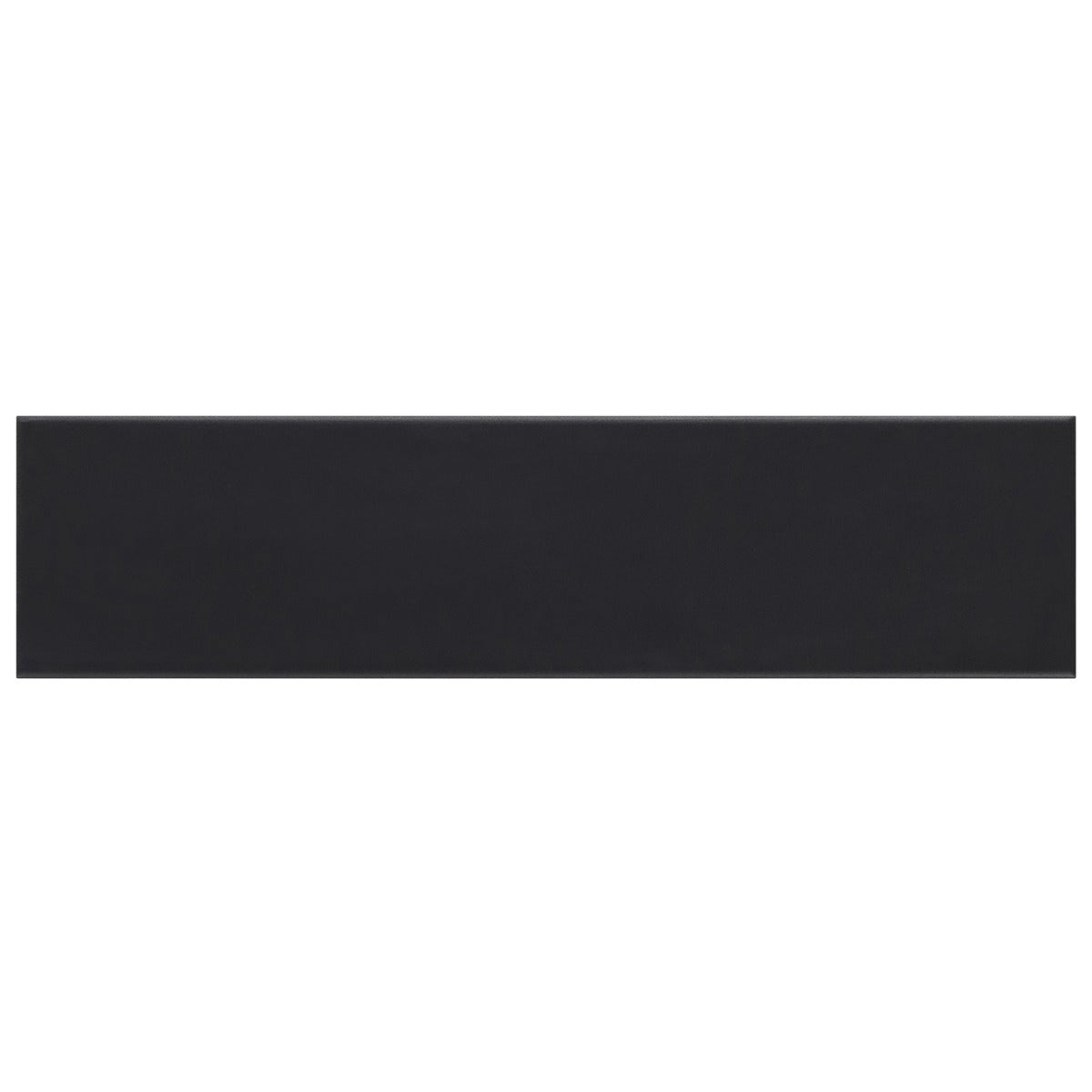 Roller Black 3x11 Matte Porcelain Subway Tile - Lux Tile