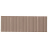 Roller Ribbed Taupe 4x12 3D Matte Ceramic Tile - Lux Tile