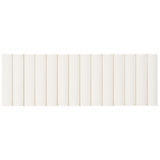 Roller Ribbed White 4x12 3D Matte Ceramic Tile - Tilebar