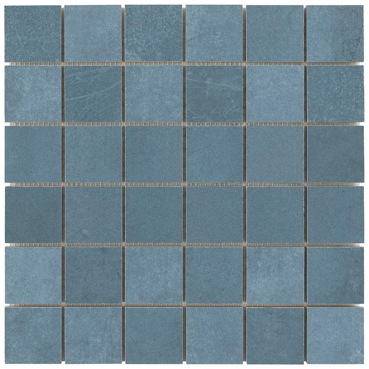 Bond Indio Blue 2x2 Matte Porcelain Mosaic Tile - Italian Made