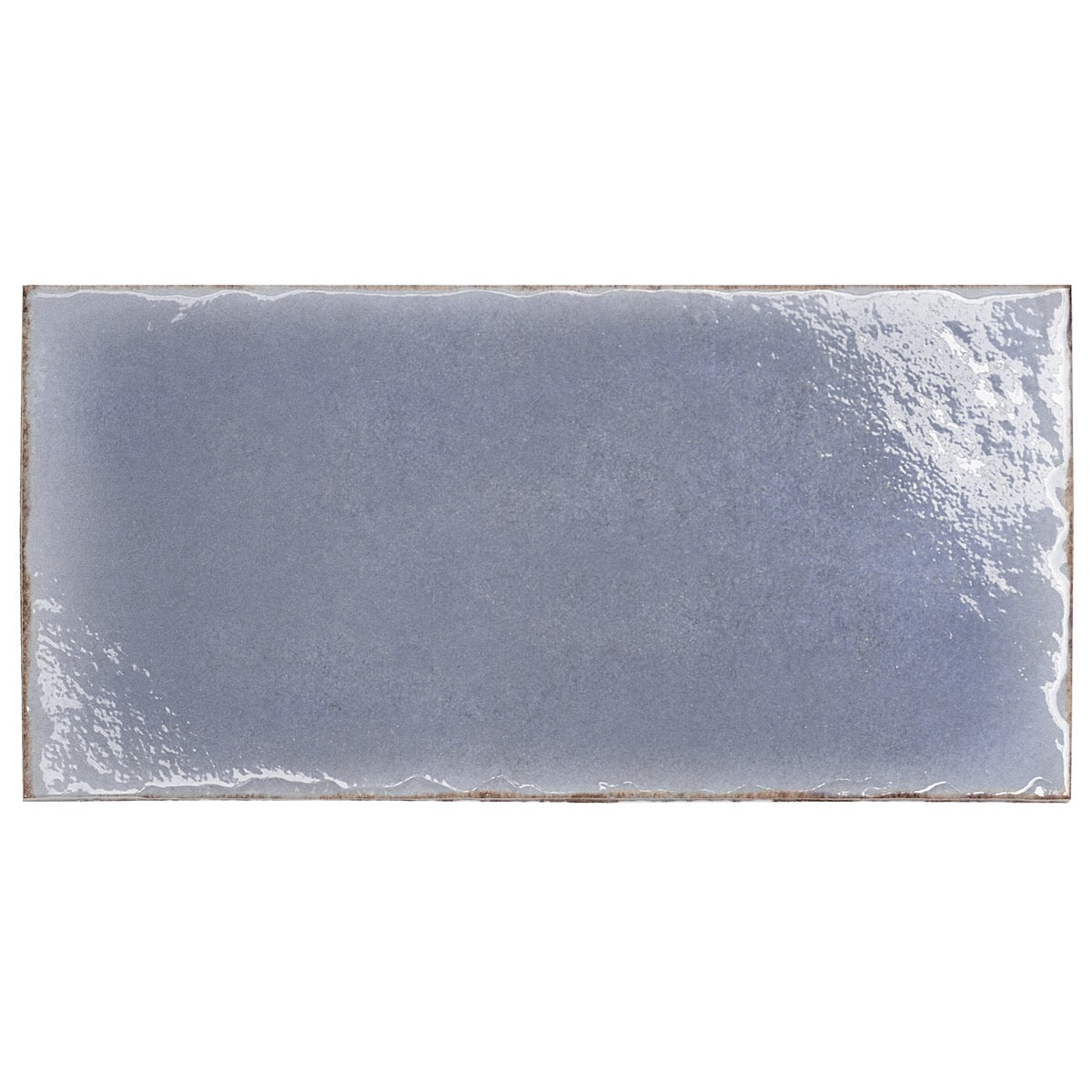 Jamesport Blue 6"x12" Glossy Porcelain Subway Tile by Lux Tile