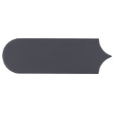 Parry Charcoal Matte Fishscale Ceramic Wall Tile 3x8