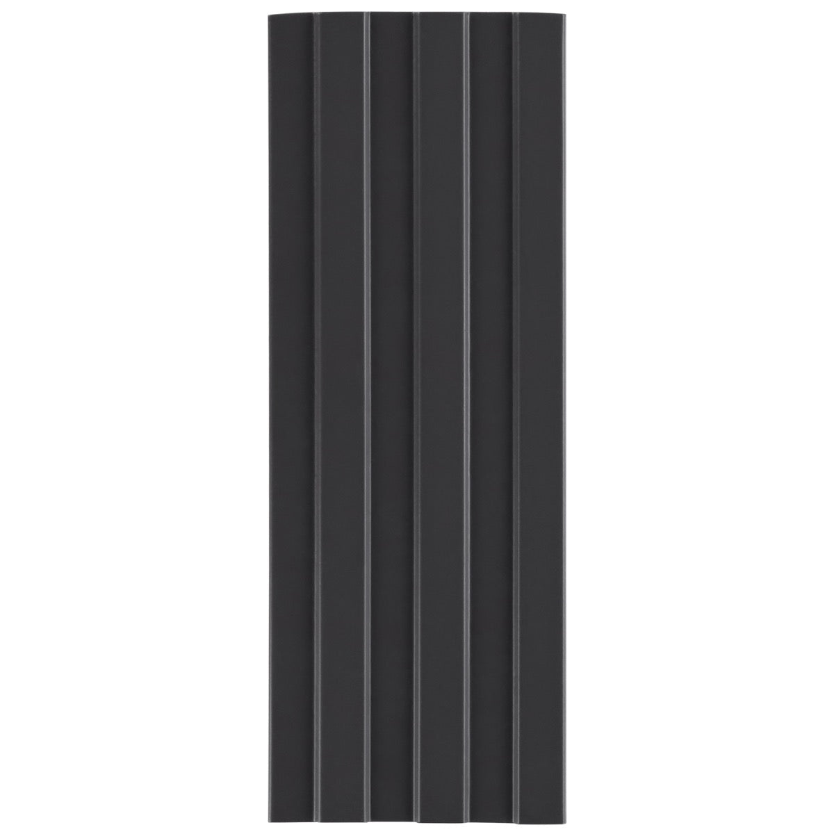 Bariano Black 6x16 Fluted 3D Matte Porcelain Tile