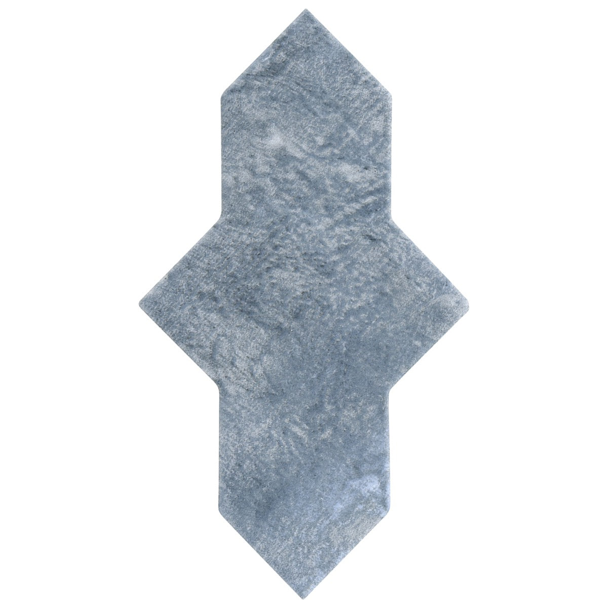 Lux Tile Parma Cruz Denim Blue 5x8 Terracotta Look Matte Porcelain Tile