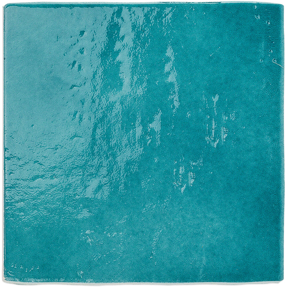 Cavallo Fiji Blue 7x7 Glossy Porcelain Tile - Lux Tile