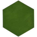 Cavallo Monaco Green 7" Hexagon Glossy Porcelain Tile - Lux Tile