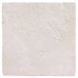 Navari White 5x5 Textured Matte Ceramic Tile - Tilebar