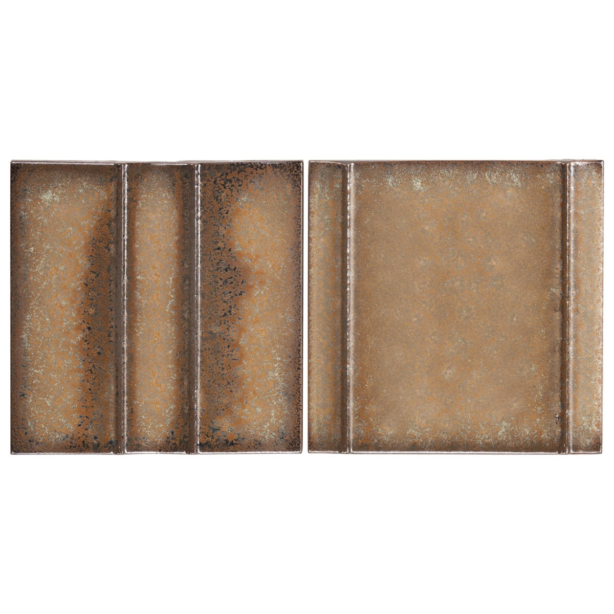 Kinro Golden Brown 6x6 3D Matte Porcelain Tile by Lux Tile