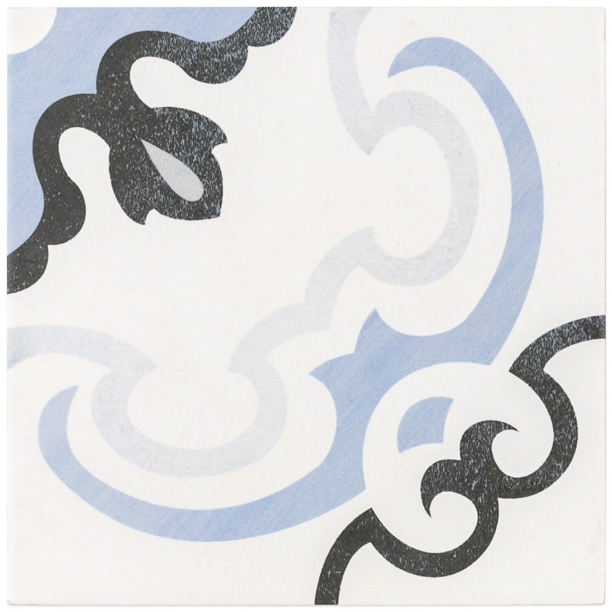 Bella Met Blue 9x9 Matte Porcelain Tile - Lux Tile