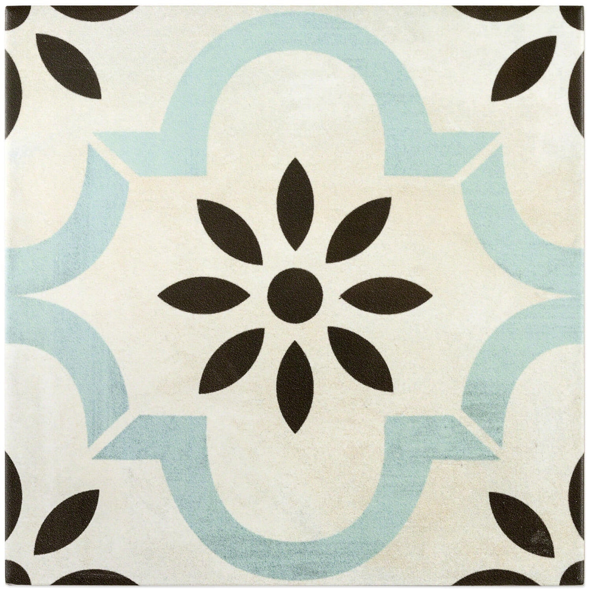 Bella Prado Blue 9x9 Matte Porcelain Tile for Residential and Commercial Use