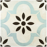 Bella Prado Blue 9x9 Matte Porcelain Tile for Residential and Commercial Use