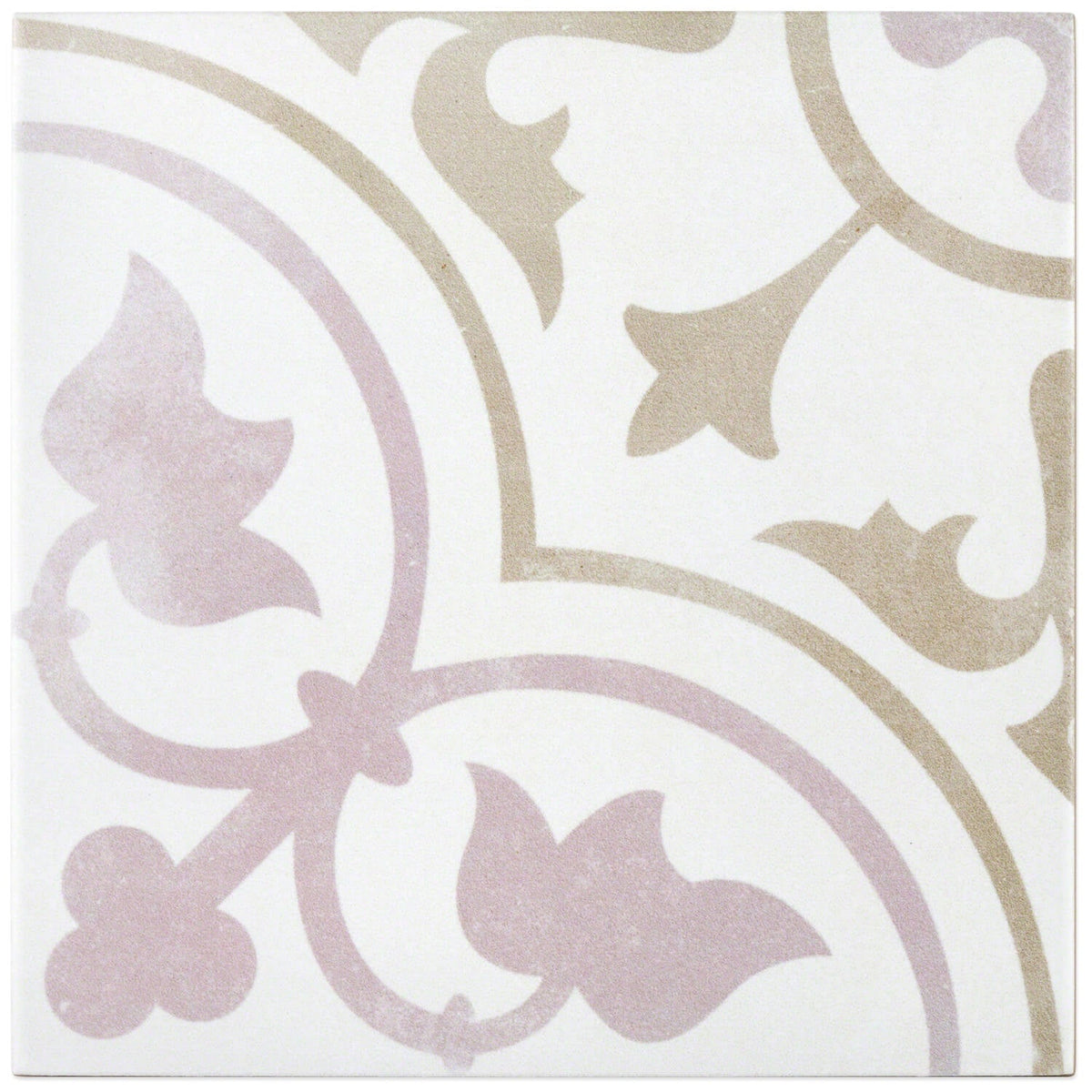Bella Tate Beige 9x9 Matte Porcelain Tile for Walls and Floors