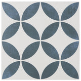 Lapaz Petals Blue 9x9 Matte Porcelain Tile - Lux Tile
