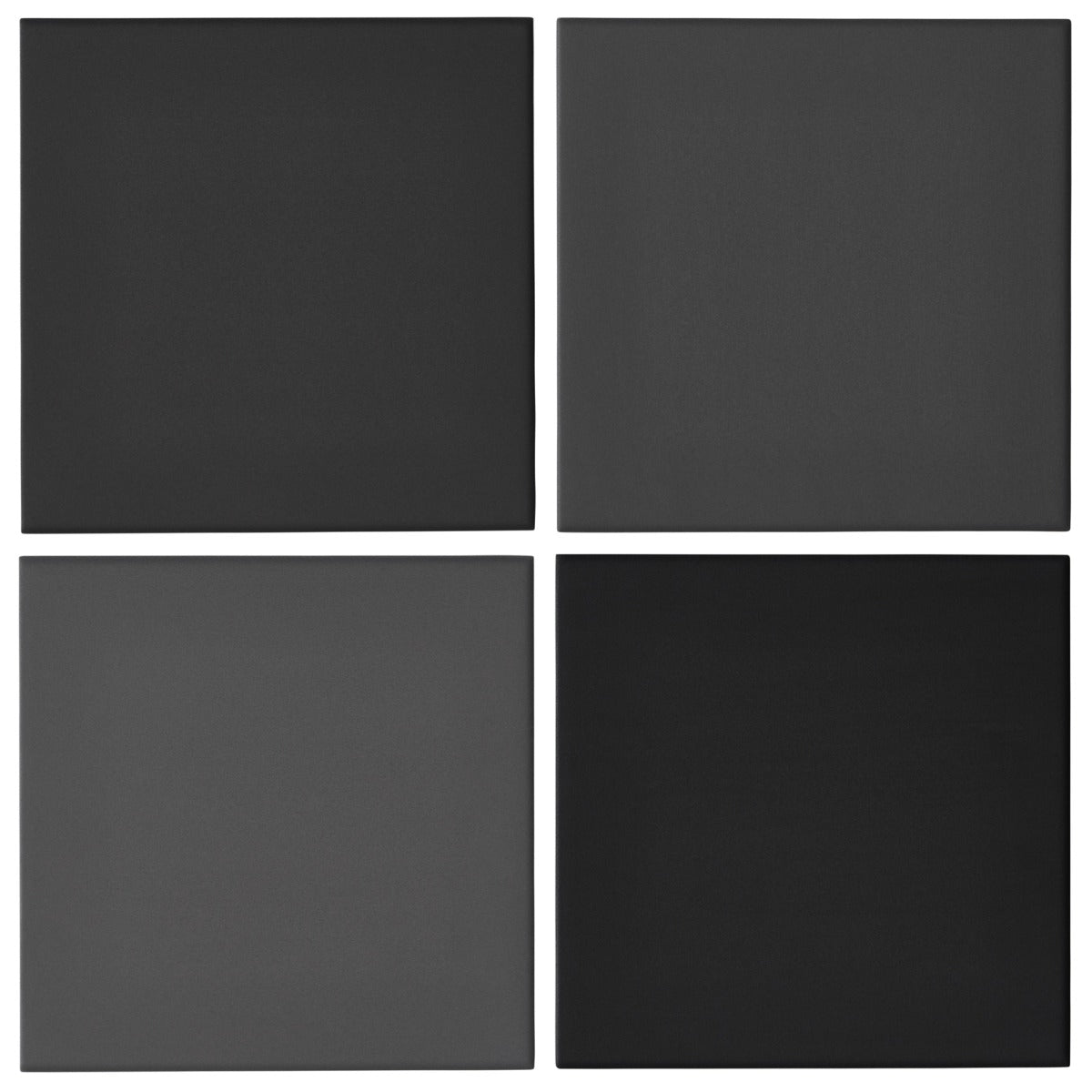 Born Charcoal Gray 5x5 Matte Porcelain Tile - Lux Tile
