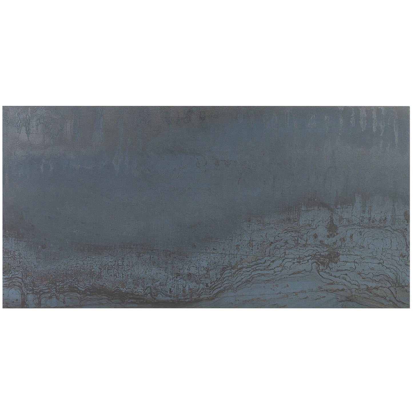 Angela Harris Inspira Metallic Blue 12x24 Matte Porcelain Tile