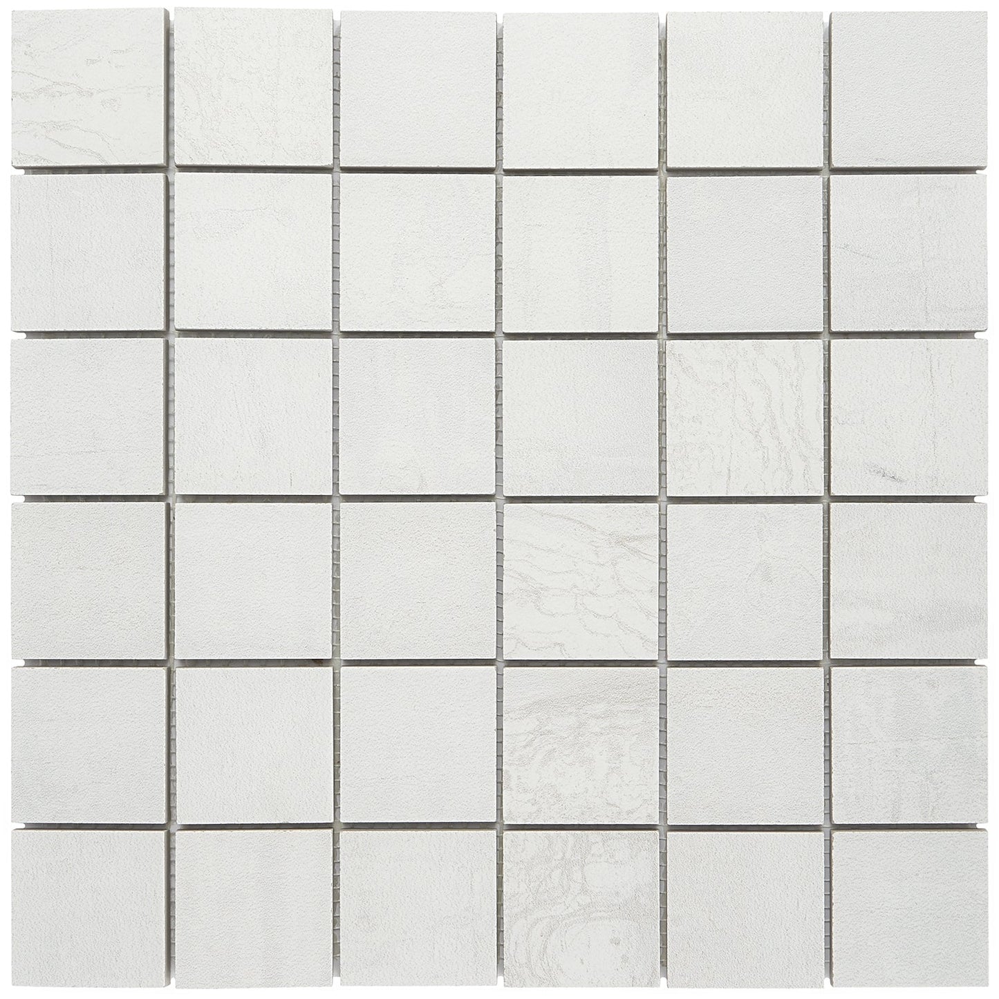 Angela Harris Inspira Light Silver 2x2 Matte Porcelain Mosaic Tile