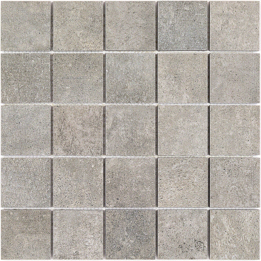 Marbella Greige 2x2 Matte Porcelain Mosaic Tile - Lux Tile