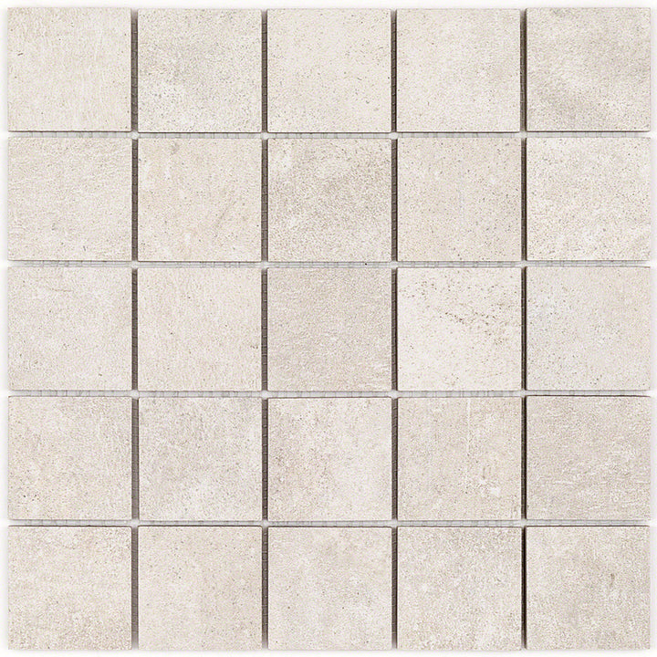 Marbella Desert Sand Beige 2x2 Matte Porcelain Mosaic Tile - Lux Tile