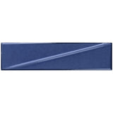 Axelle Azure Blue 3D Glossy Ceramic Subway Tile - 3x12
