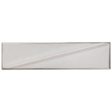 Axelle Ice White 3x12 3D Glossy Ceramic Subway Tile - Lux Tile