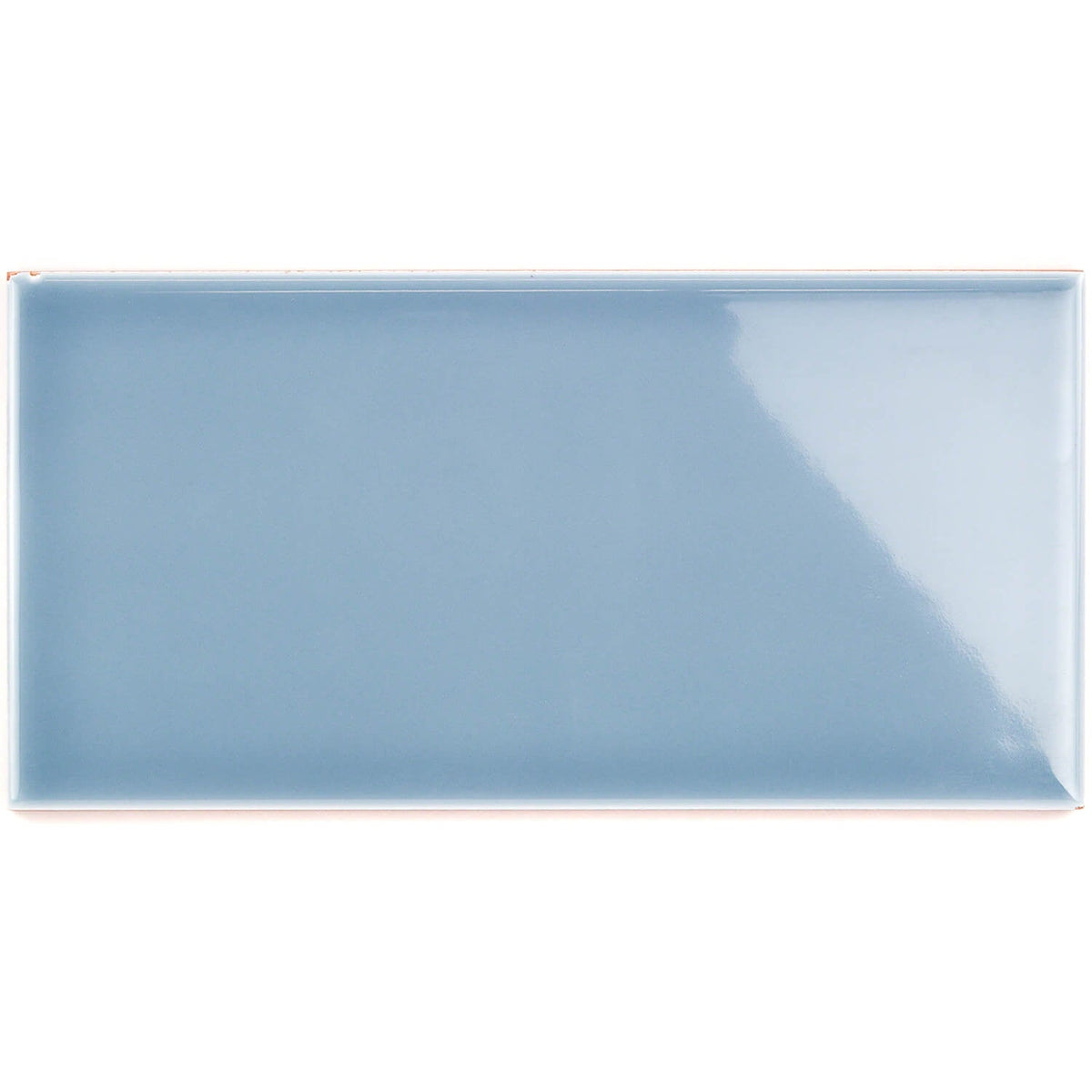 Vector Azul Blue 4x8 Polished Ceramic Subway Tile - Made in Spain
