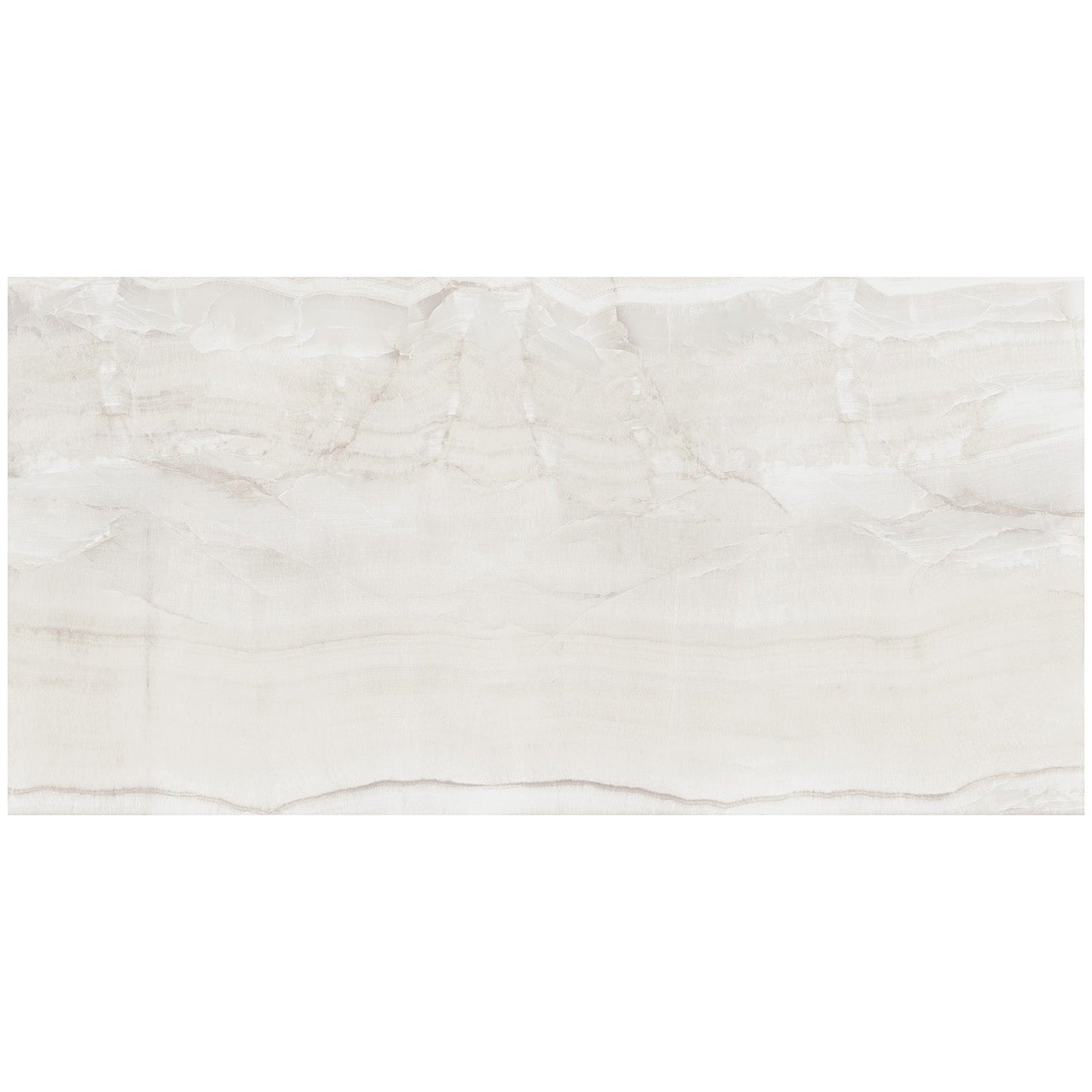Lux Tile Marmi Slim Onice Perla 60x120 Polished Porcelain Slab