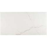 Lux Tile Calacatta White Matte Porcelain Tile 24x48