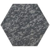 Texstone Deco Antracita Dark Gray 9" Hexagon Matte Porcelain Tile