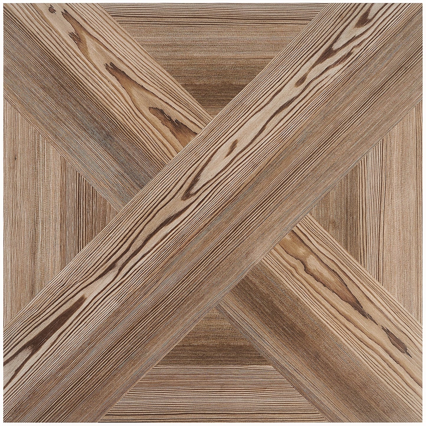 Barberry Decor Nocciola 24x24 Matte Wood Look Porcelain Tile for Floors and Walls