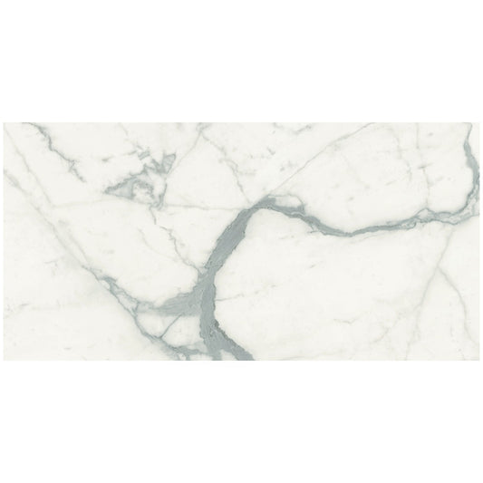 TileBar Marmi Slim Bianco Venato 30x60 Polished Porcelain Slab