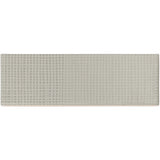 Tilebar Enigma Light Gray 2x8 Textured Polished Ceramic Subway Wall Tile