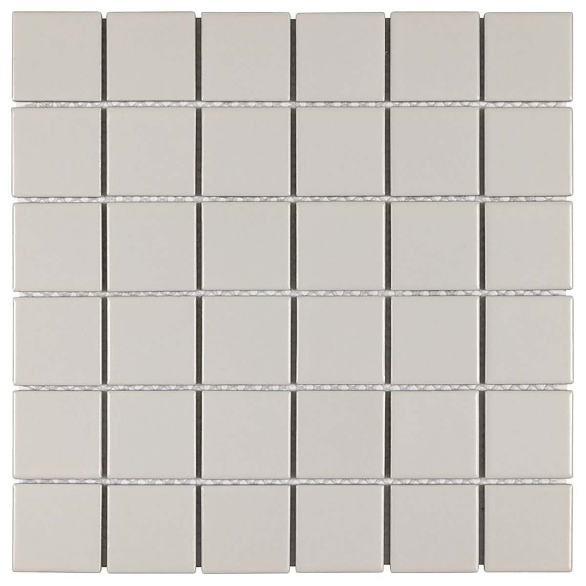 Serenity Pearl Beige 2x2 Matte Porcelain Mosaic Tile - Lux Tile