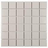Serenity Taupe Gray 2x2 Matte Porcelain Mosaic Tile - Lux Tile