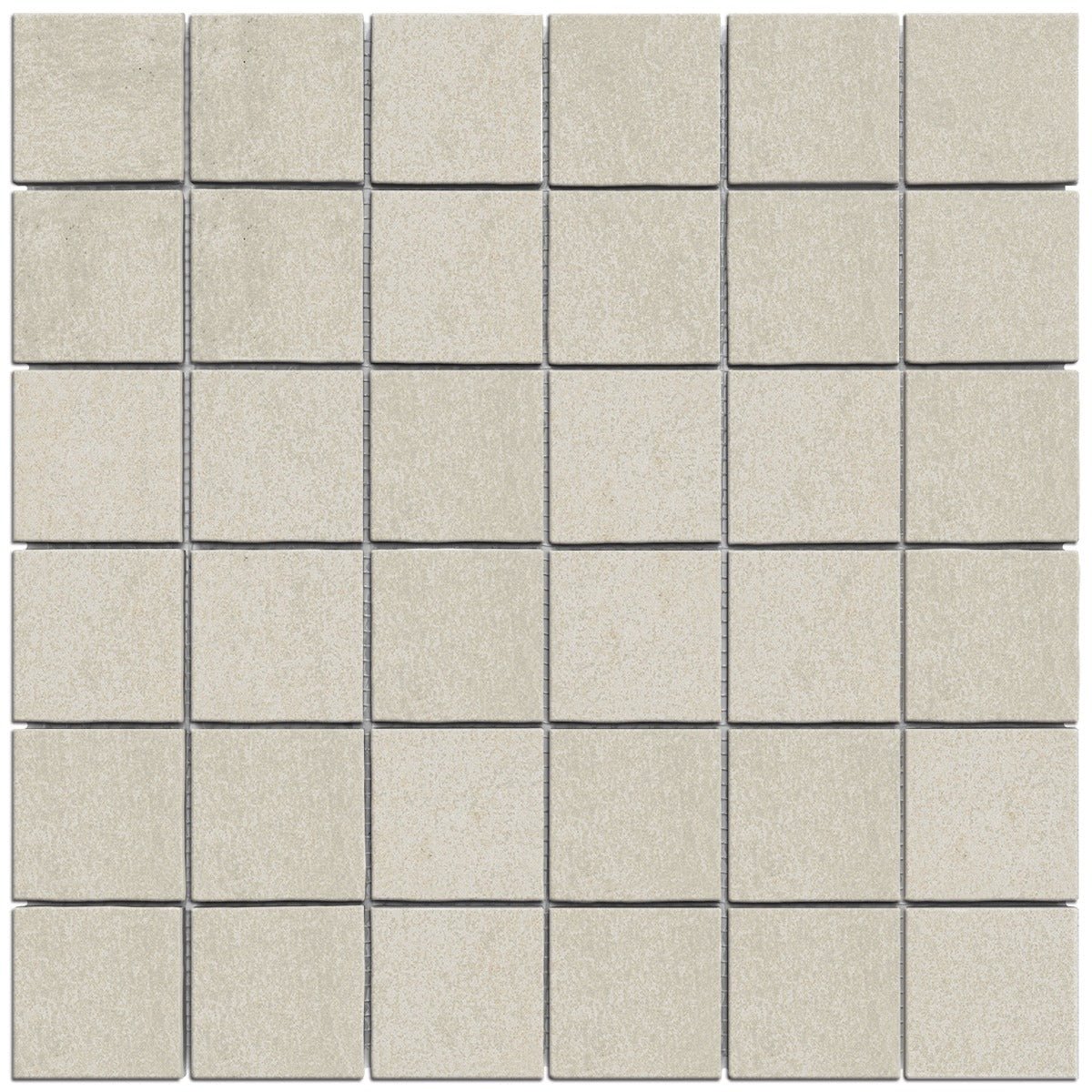Karo White 2x2 Matte Porcelain Mosaic Tile - Durable and Stylish