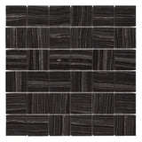 Miles Universe Black 2x2 Matte Porcelain Mosaic Tile - Lux Tile