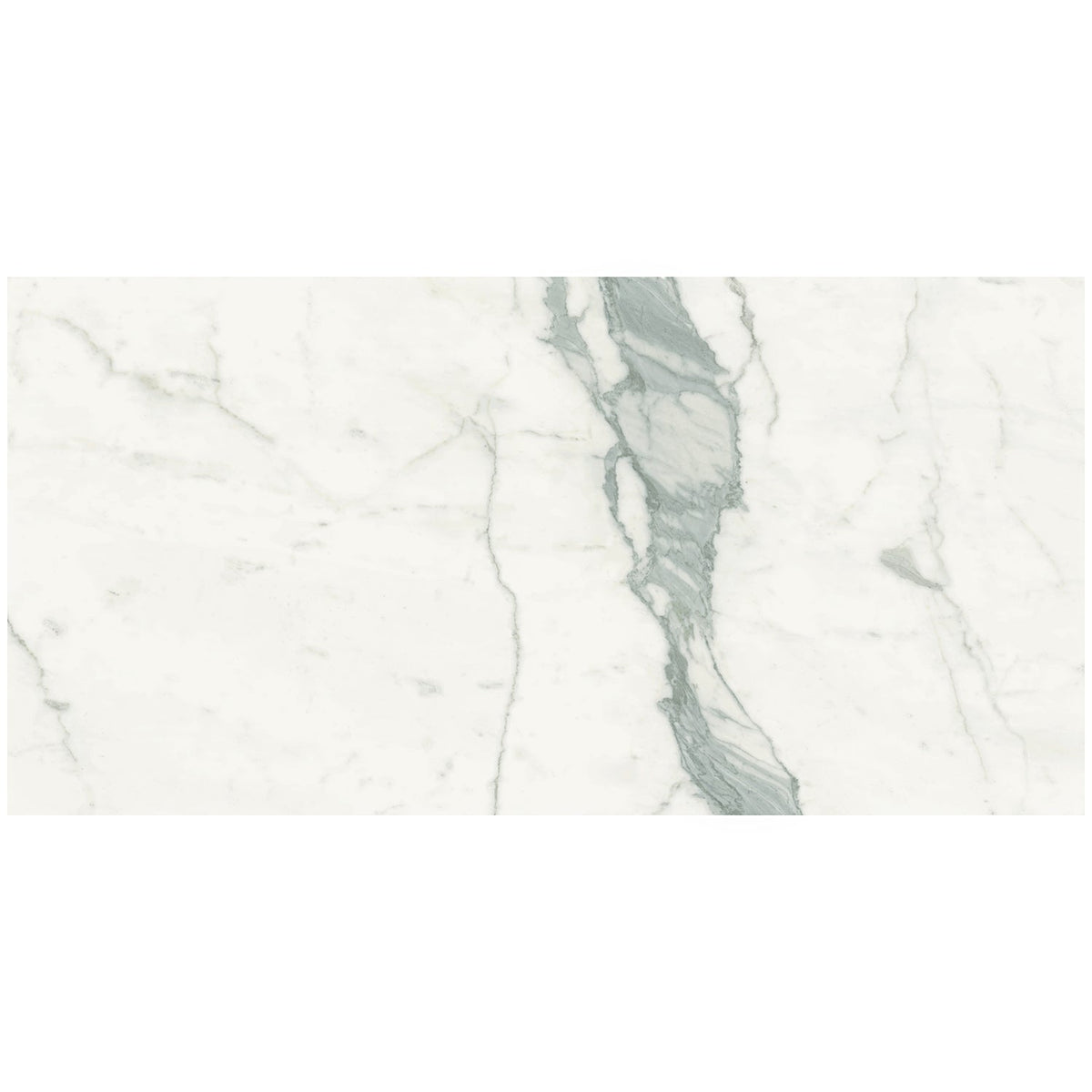 TileBar Marmi Slim Bianco Venato 30x60 Polished Porcelain Slab