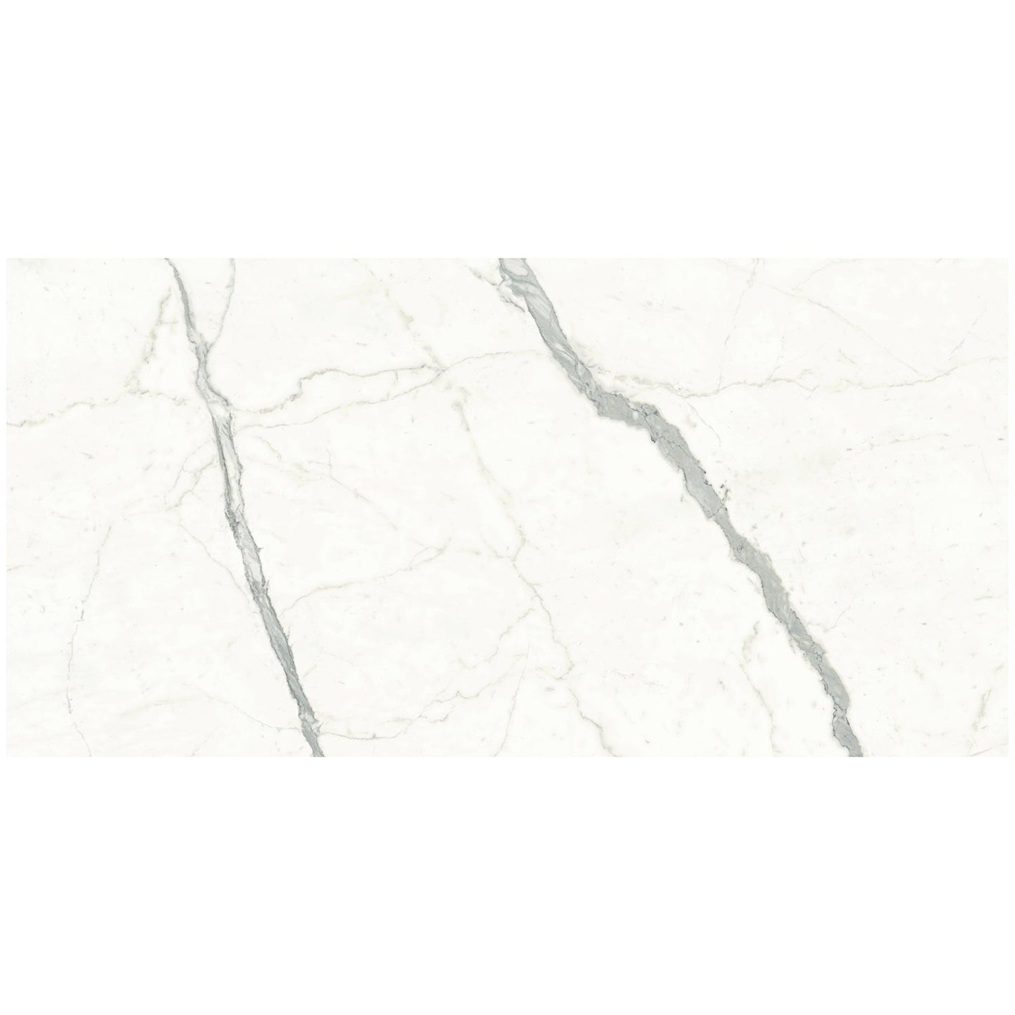 Tilebar Marmi Slim Bianco Venato 60x120 Polished Porcelain Slab