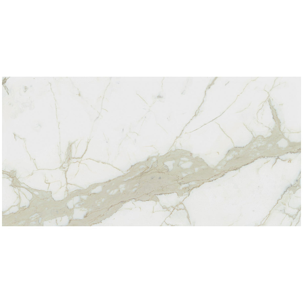 TileBarXL Marmi Slim Calacatta White 30x60 Polished Porcelain Slab