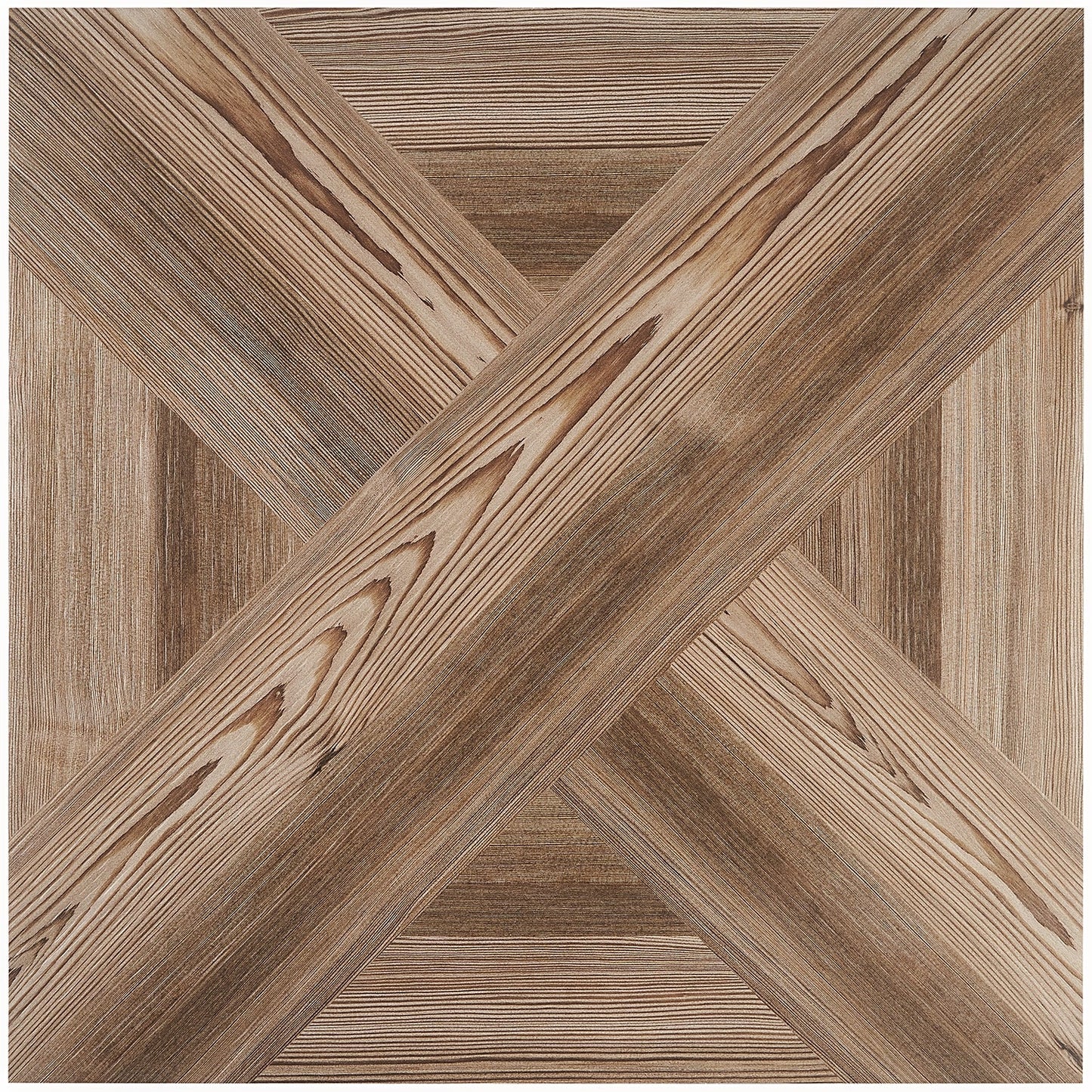 Barberry Decor Nocciola 24x24 Matte Wood Look Porcelain Tile for Floors and Walls