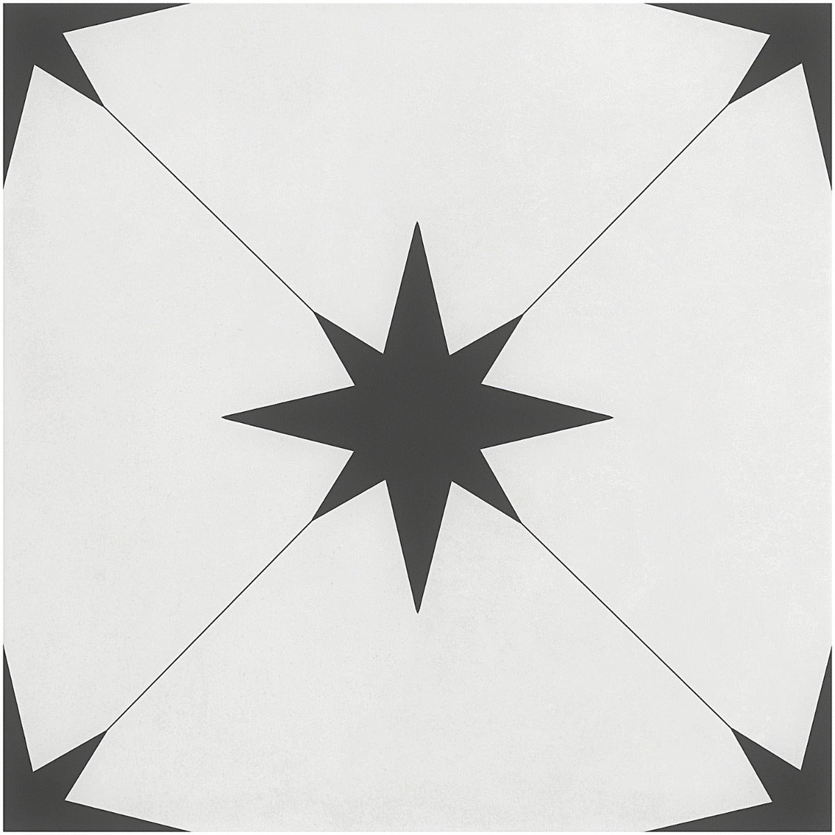 Tau Blanco White 9x9 Matte Porcelain Tile by Lux Tile