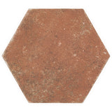 Lux Tile Terra Pompeii Marron 8" Hexagon Matte Porcelain Tile