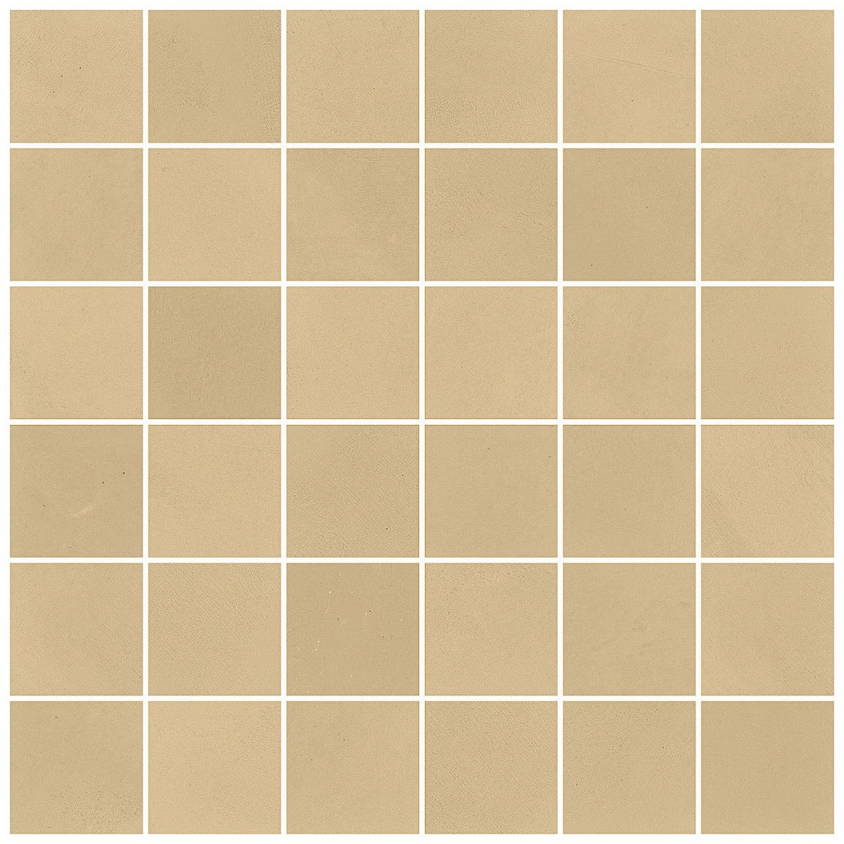 Clay Glee Gold 2x2 Matte Porcelain Mosaic Tile